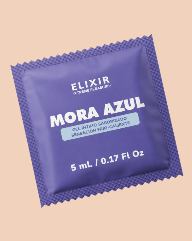 Sachet Gel Íntimo Saborizado Mora Azul Elixir