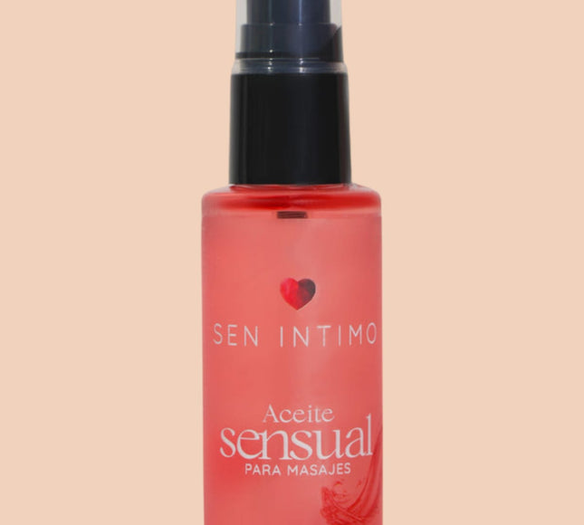 Aceite Sensual para Masajes Efecto Calor 45ml – Sen Íntimo