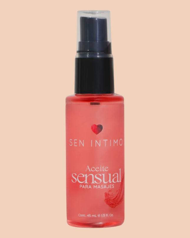 Aceite Sensual para Masajes Efecto Calor 45ml – Sen Íntimo