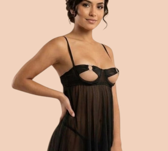 Baby Doll Negro Piercing BE1136-BKO