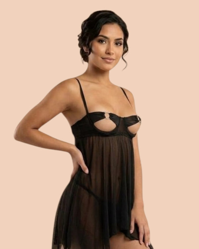 Baby Doll Negro Piercing BE1136-BKO