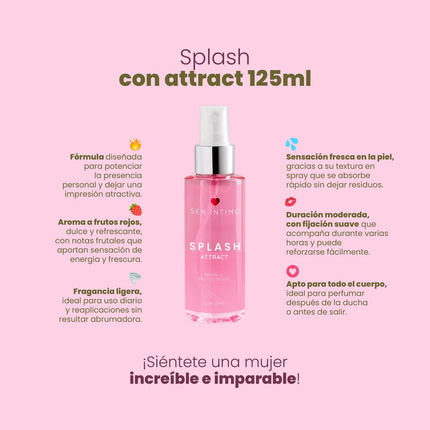 Splash Sen con Feromonas Frutos rojos 125 ml Sen Intimo