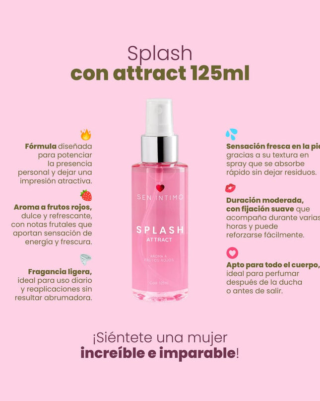 Splash Sen con Feromonas Frutos rojos 125 ml Sen Intimo