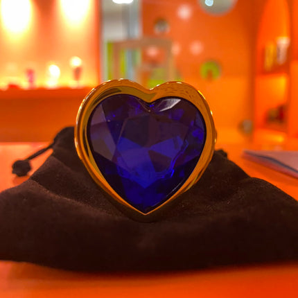 PLug Anal Dorado Corazon