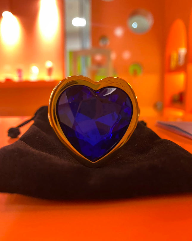 PLug Anal Dorado Corazon