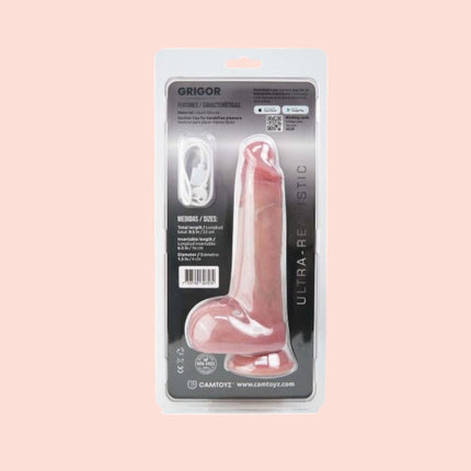 Dildo Impulsor Ultrarealista Con App Grigor Raw