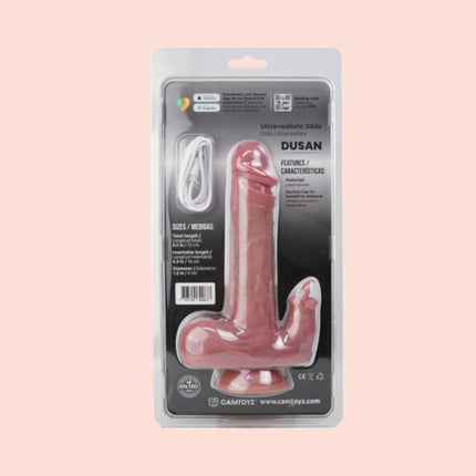 Dildo Impulsor Ultrarealista Con App Dusan 22CM