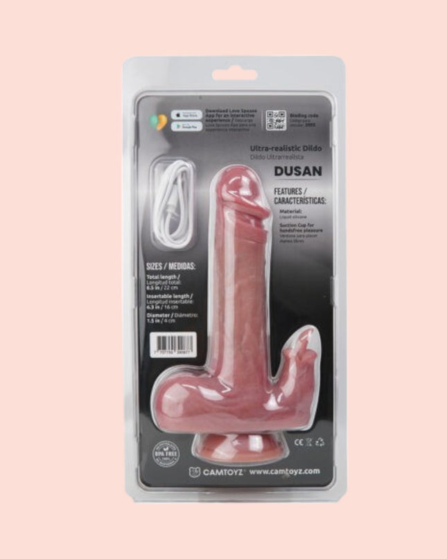 Dildo Impulsor Ultrarealista Con App Dusan 22CM