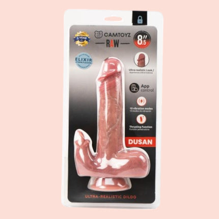 Dildo Impulsor Ultrarealista Con App Dusan 22CM