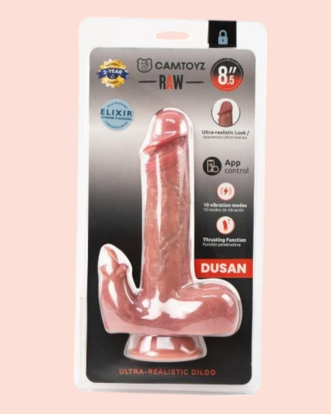 Dildo Impulsor Ultrarealista Con App Dusan 22CM