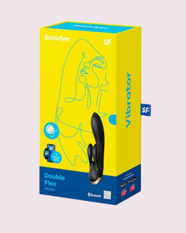 Vibrador Satisfyer Double Flex con App Negro
