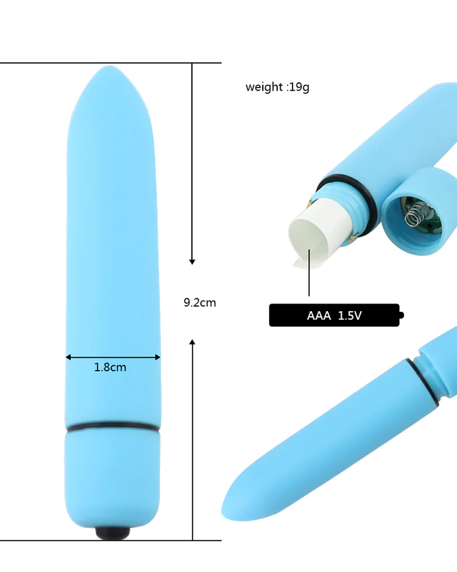 Bala Vibradora Colores 10 Velocidades