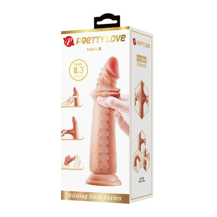 Dildo Piel Deslizante Kable 8.3 – 21 cm