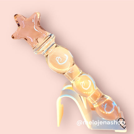 Dildo Vidrio Estrella 20 cm