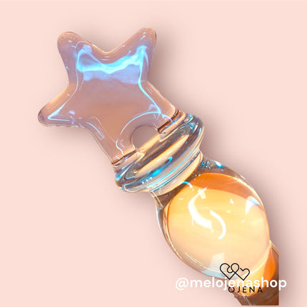 Dildo Vidrio Estrella 20 cm