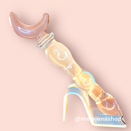 Dildo Vidrio Luna 20 cm