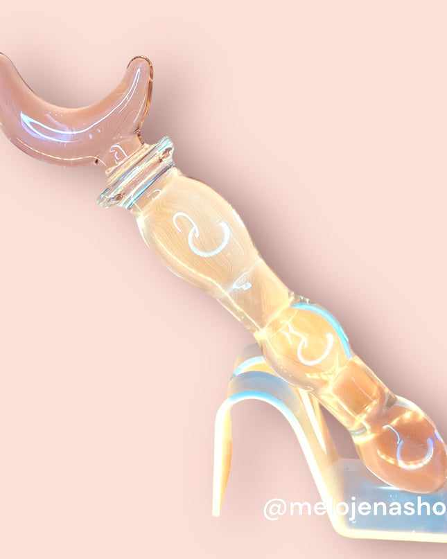 Dildo Vidrio Luna 20 cm
