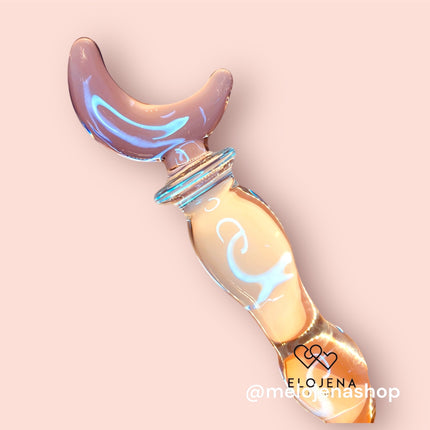 Dildo Vidrio Luna 20 cm