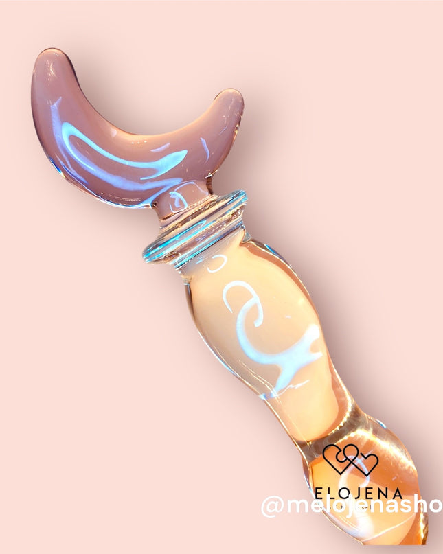 Dildo Vidrio Luna 20 cm