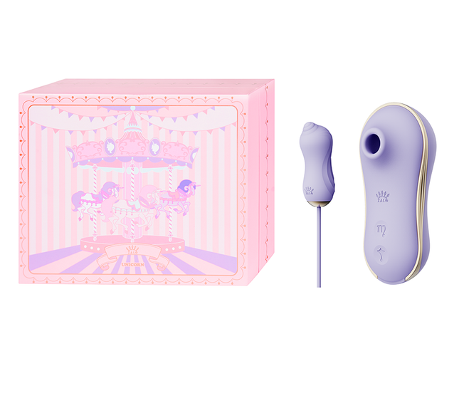 Set Vibrador de Lujo de 2 Piezas Unicorn Violet