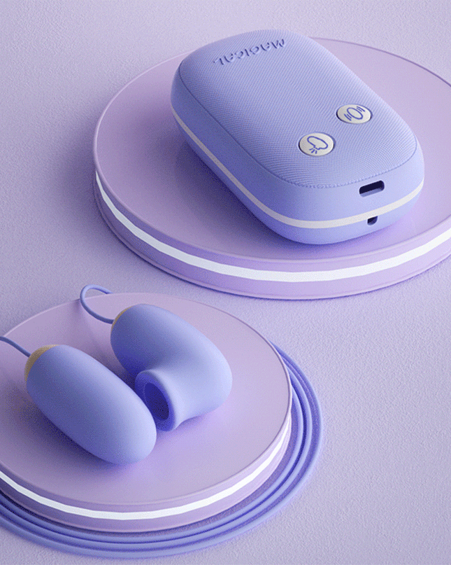 Huevo Vibrador con Succionador Magic Box Lilo