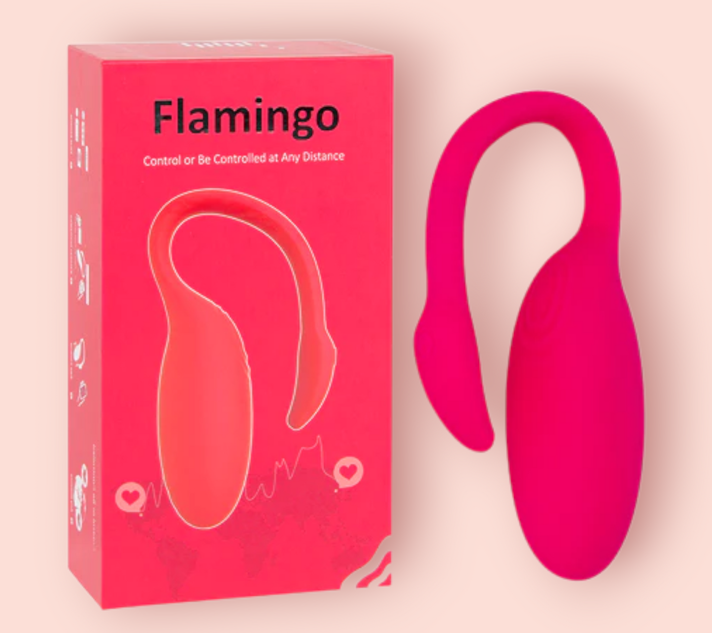 Huevo Vibrador Flamingo con App