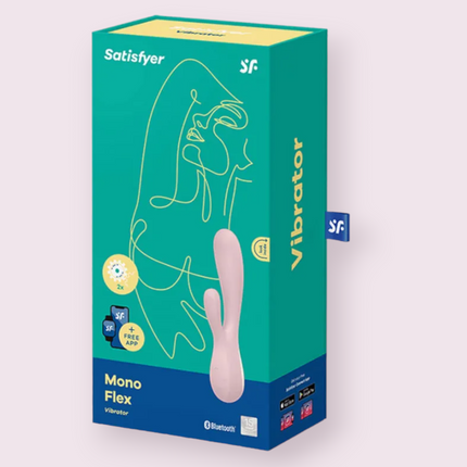 Vibrador Satisfyer Mono Flex con APP Rojo