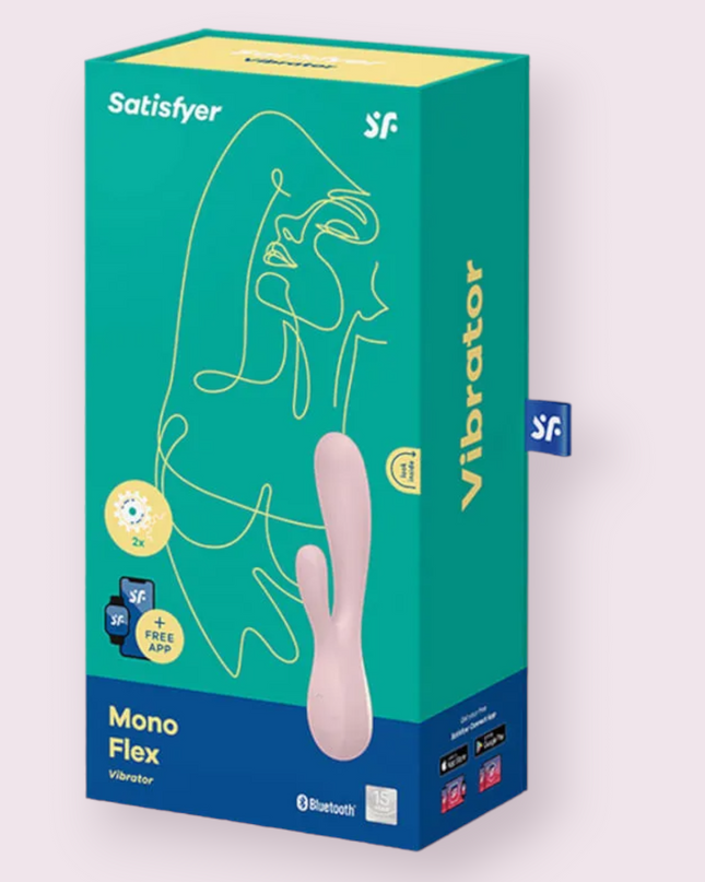 Vibrador Satisfyer Mono Flex con APP Rojo