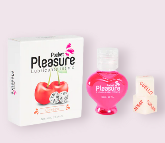 Lubricante Caliente Pocket Pleasure 20 ml Cereza