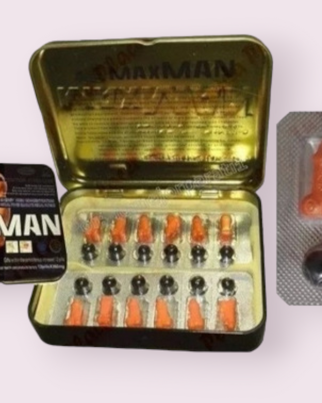 Pastilla Potenciadora Max Man x 12
