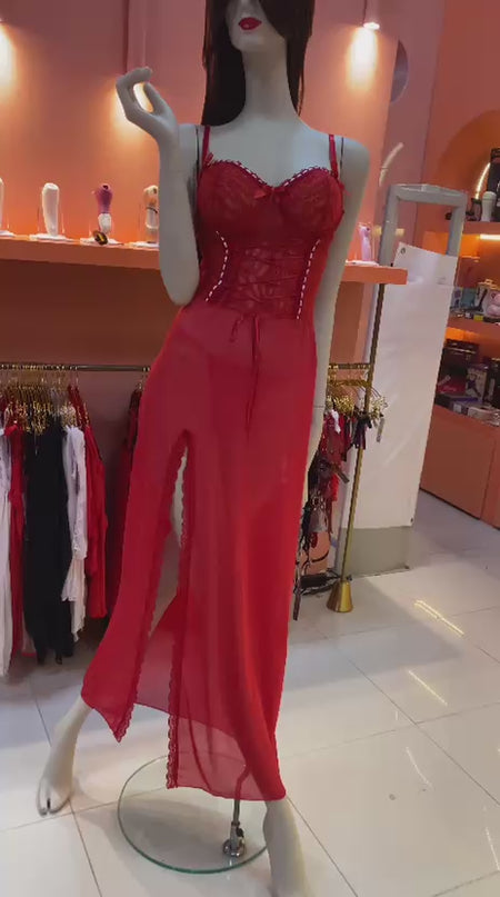 Baby Doll Largo Rojo Ref.B45