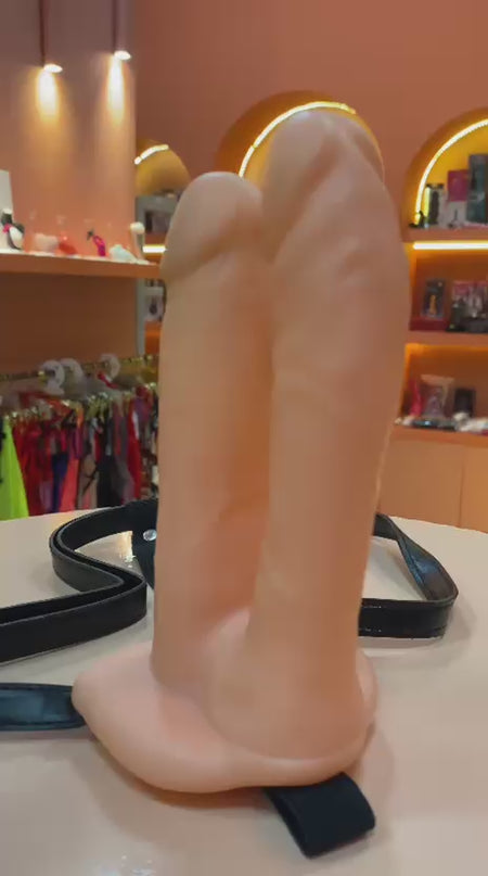 Lovetoy Unisex Hollow Dildo Doble Penetracion
