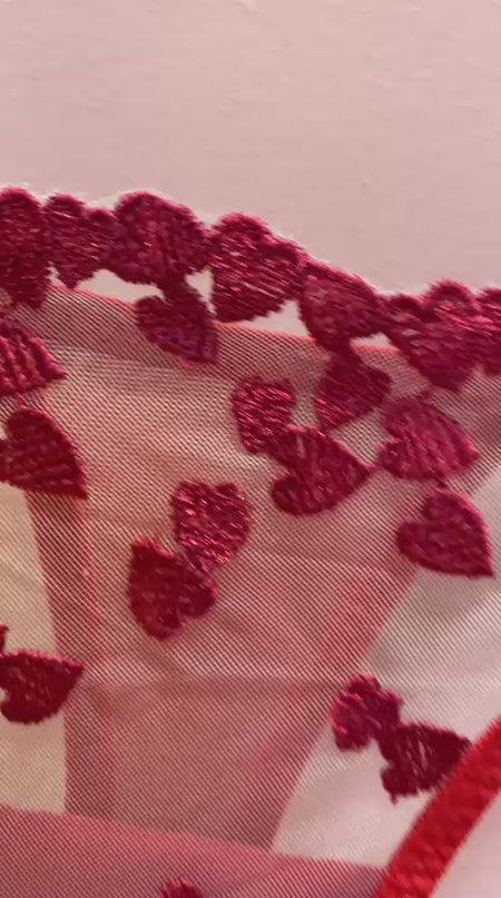 Conjunto Corazón Carmesí