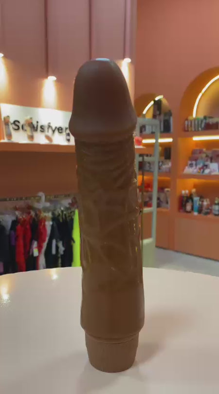Vibrador Realístico Barbara Jeff Mulato