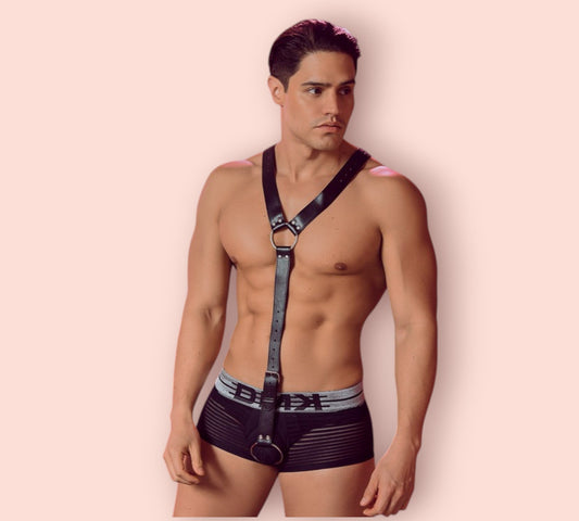 Men Sexy Lingerie Black