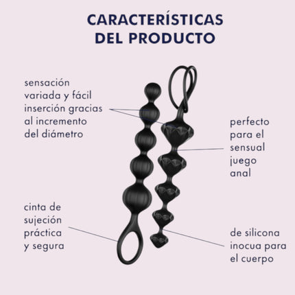 Set De Plugs Anales Satisfyer Love Beads