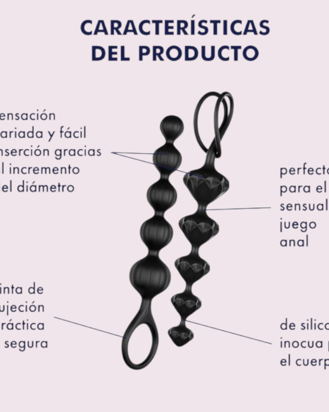 Set De Plugs Anales Satisfyer Love Beads