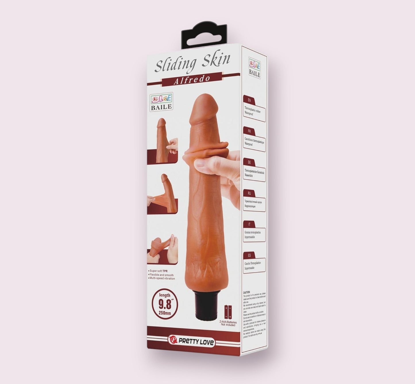 Vibrador Sliding Skin Alfredo