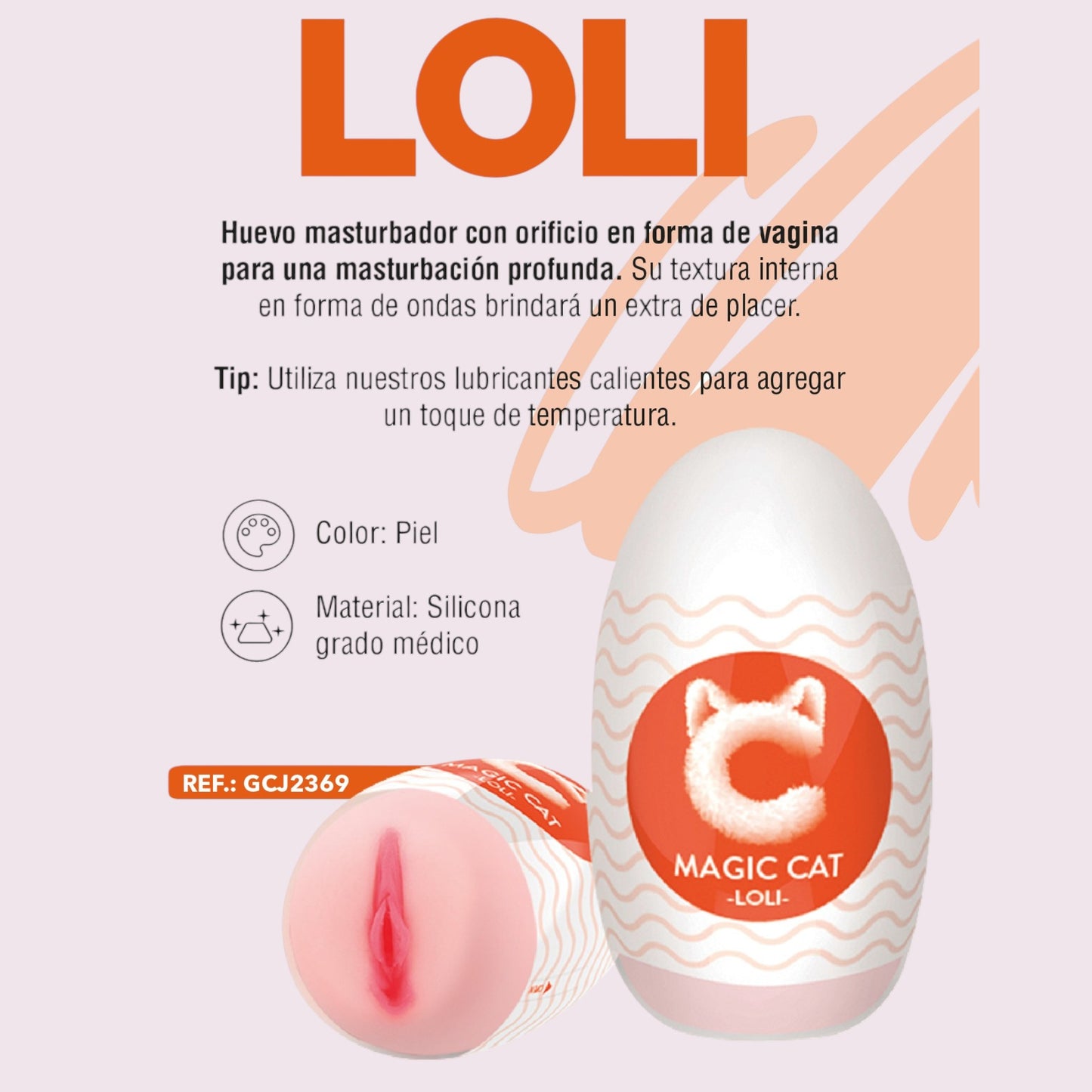 Huevo Masturbador Magic Cat Loli Shande