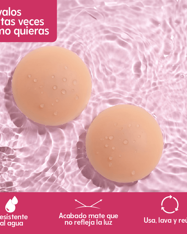 Cubrepezones sin Adhesivo UVA