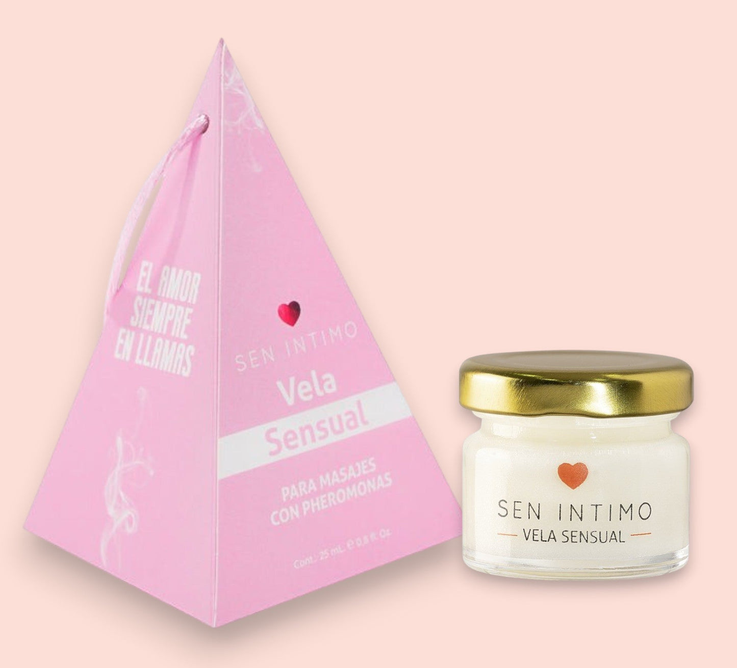 Vela Sensual para Masajes con Feromonas