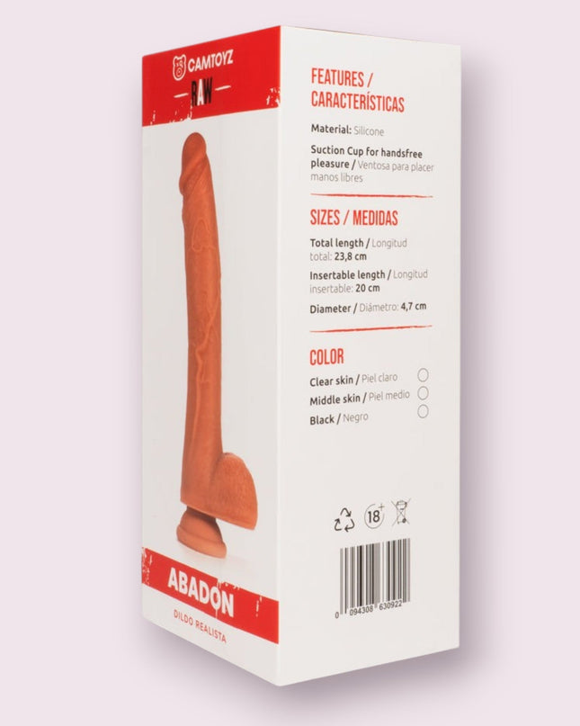 Dildo Realista Abadon 23.8 cm Camtoyz