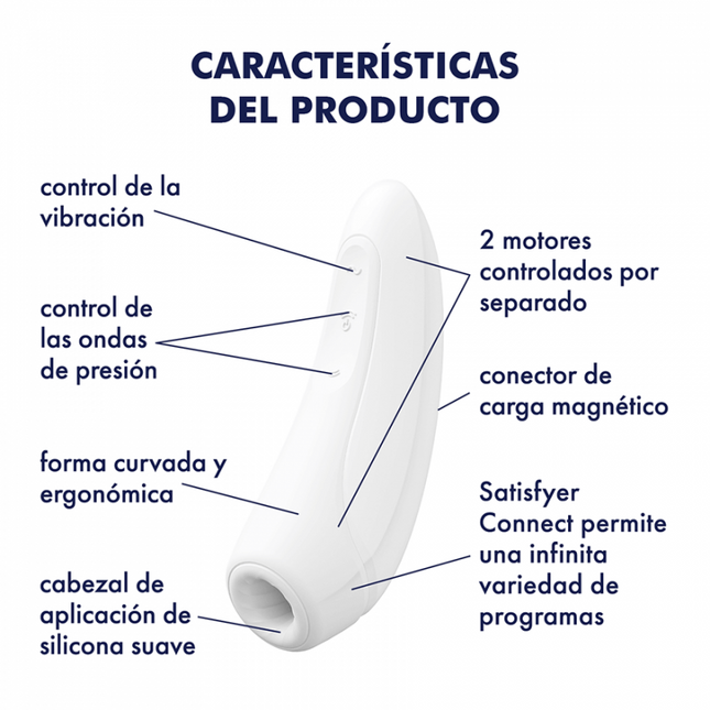 Succionador Satisfyer Curvy 1 con App