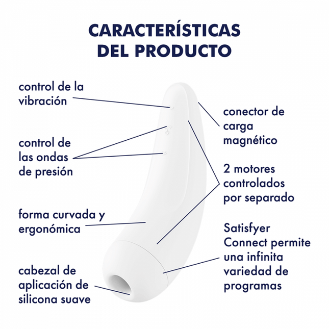 Succionador Satisfyer Curvy 2 con App